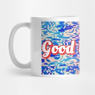 Good Vibes / Blue - Pink Abstract Mug